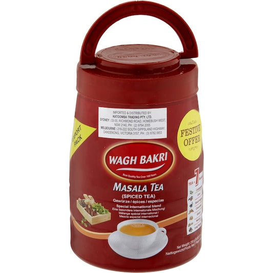 WAGH BAKRI MASALA TEA JAR 250GM